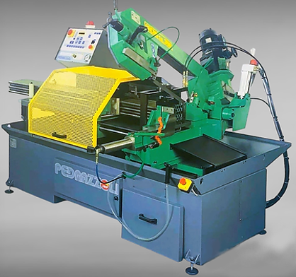 alt="Segatrice a nastro PEDRAZZOLI SN 350 AP CN automatica con variatore elettronico"