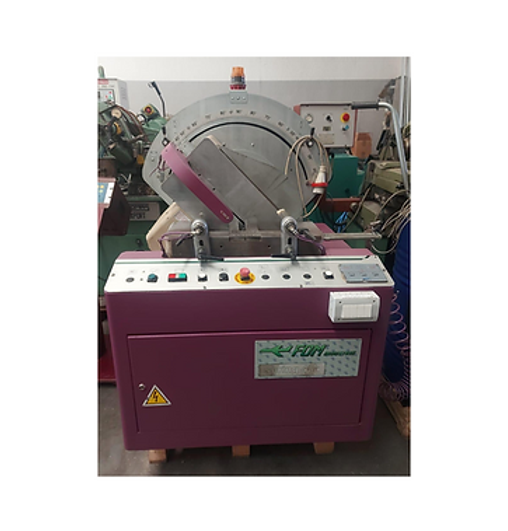 alt="Troncatrice FOM SPRING 45A semiautomatica con lama da 450 mm e inclinazione pneumatica"