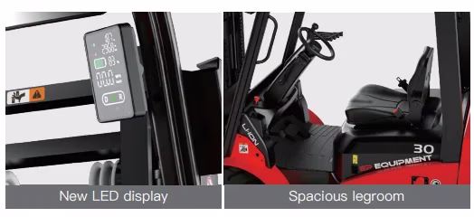 LED display and spacious seat EP EFL303
