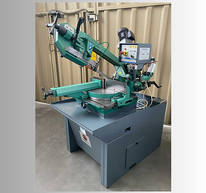 alt="Segatrice a nastro PEDRAZZOLI SN 300 semiautomatica con taglio fino a 330 x 150 mm"
