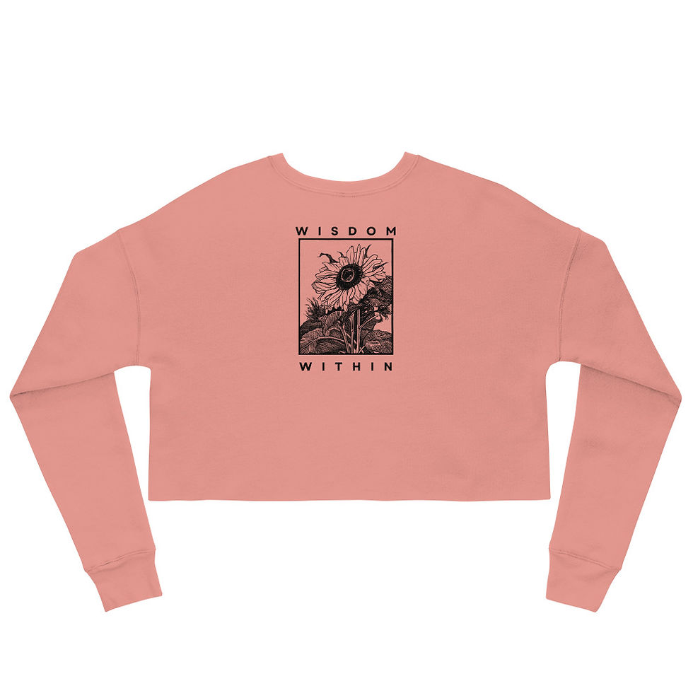 Thumbnail: Wisdom Within - Crop Sweatshirt
