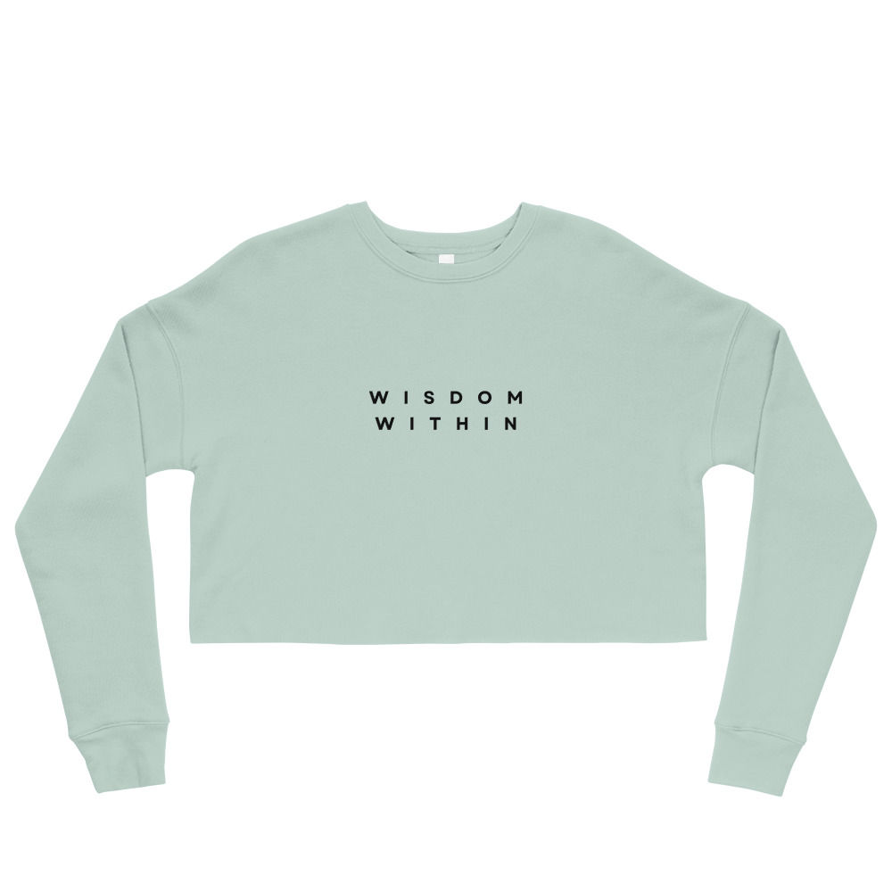 Wisdom Within - Crop Sweatshirt