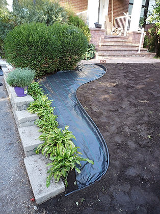 Garden bed installation