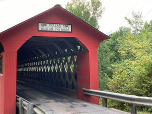 One of many covered bridges in Bennington county, VT