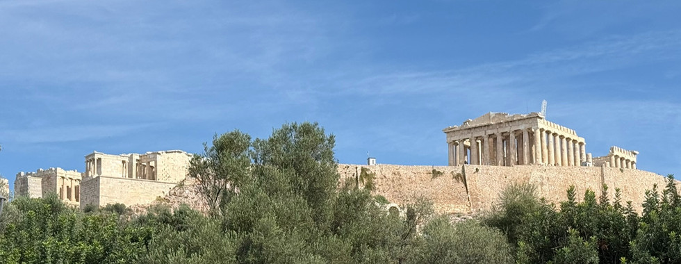 Notice the scale of the Acropolis