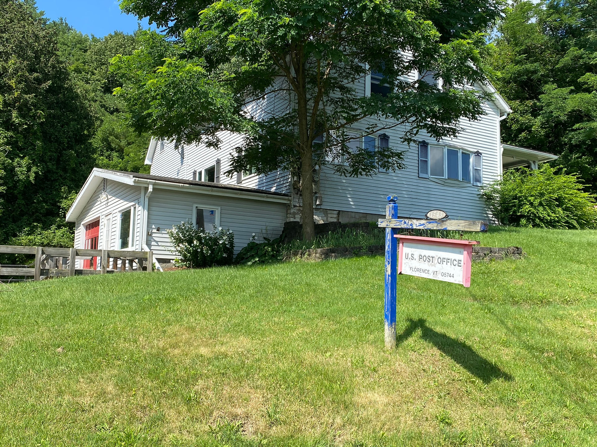 A post office at a house