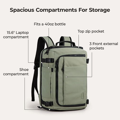Expandable backpack