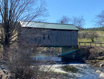 A covered bridge in Johnson