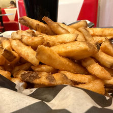 Excellent fries at 22 Park Eatery in Brandon, VT