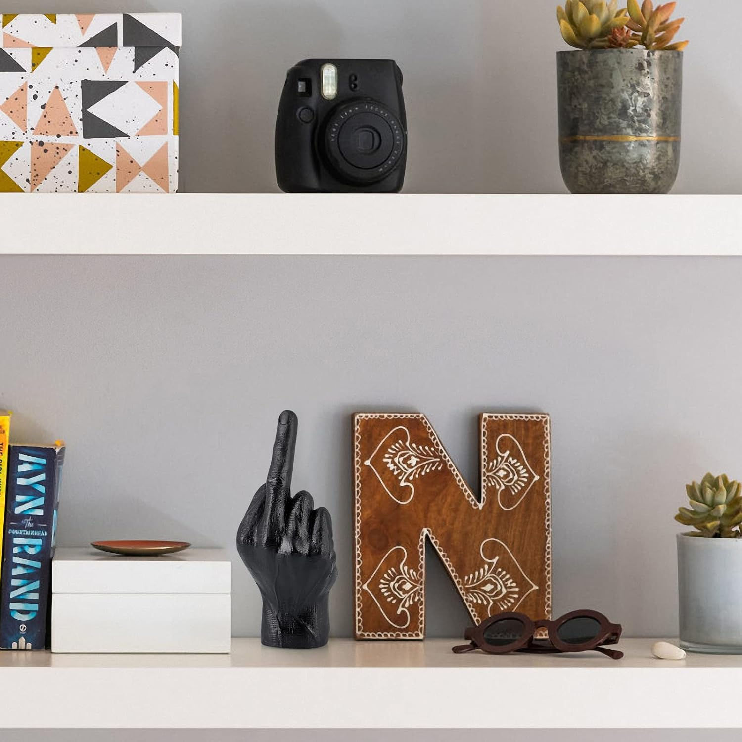 Middle Finger Sculpture