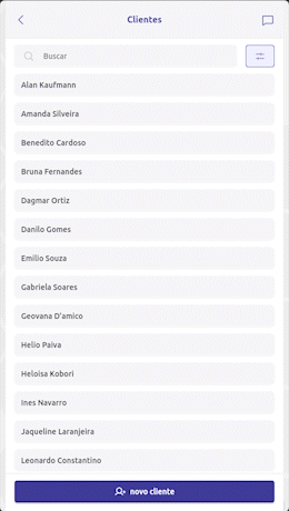 Catálogo de clientes - Agenda Boa