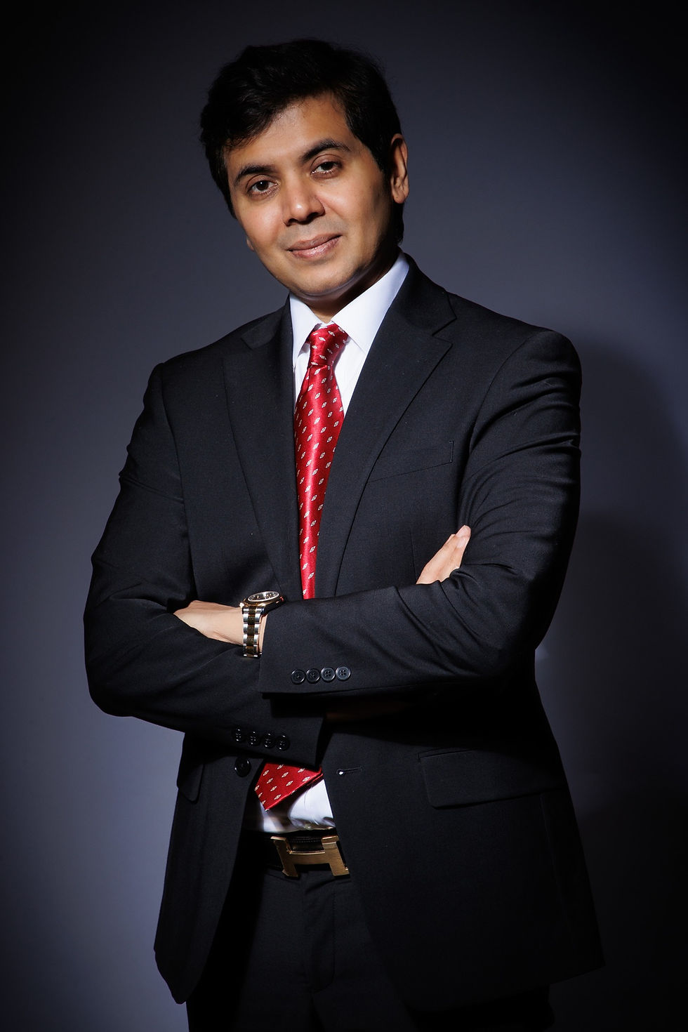 Professional portrait photoshoot in NYC studio