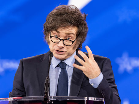 President of Argentina Javier Milei speaks during 2025 CPAC Conference