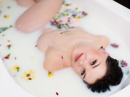 Milk Bath Modeling Photoshoot - Bring Your Portfolio to the Next Level at Tals Studio