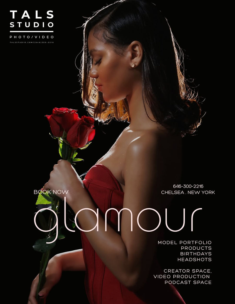 Glamour photoshoot NYC