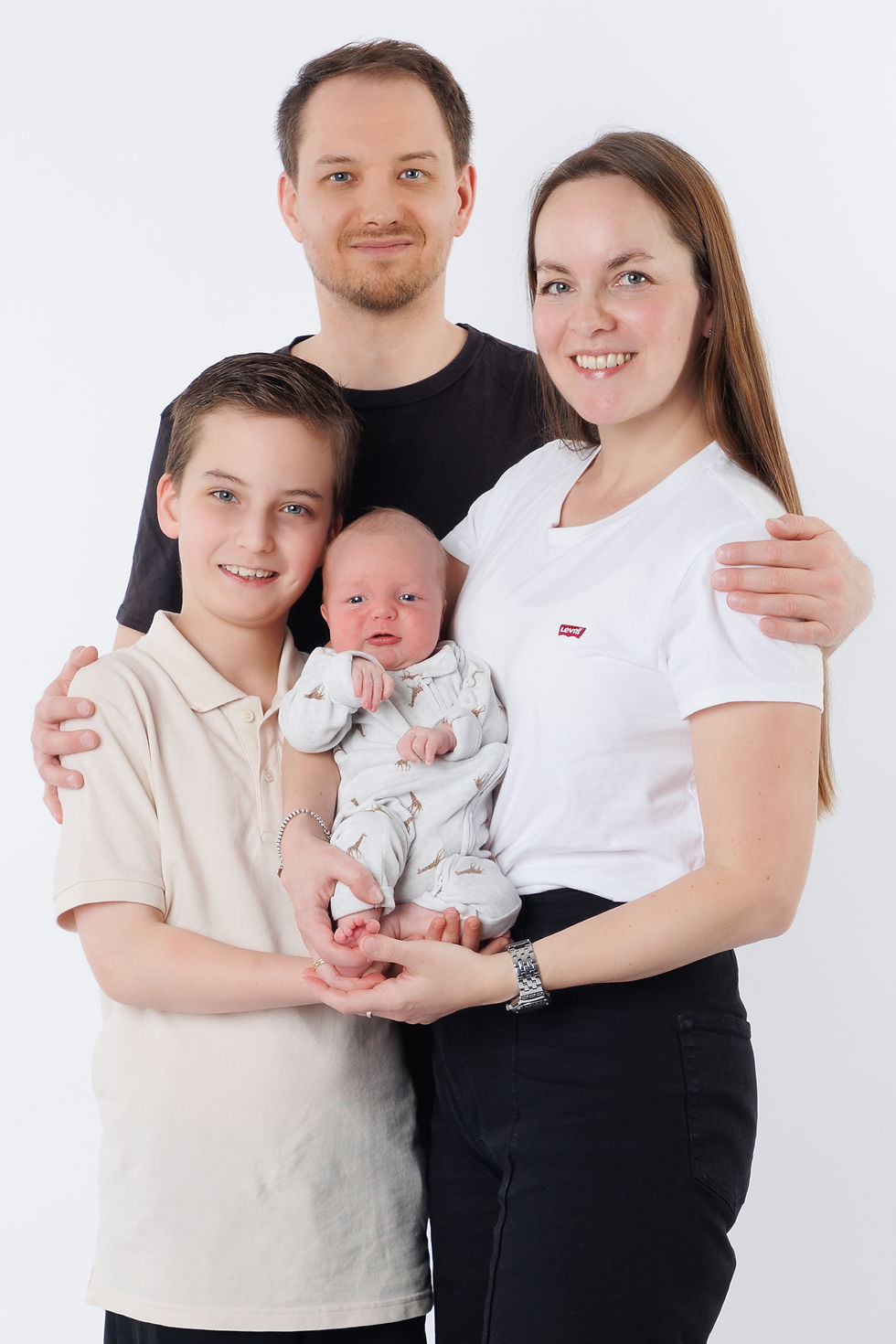 Family portrait photographer NYC at Tals Studio