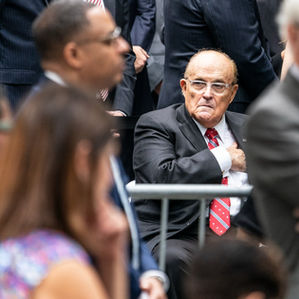 9/11 Memorial Ceremony
Rudolph Giuliani, former mayor of New York, attends a ceremony at the National September 11 Memorial Museum in New York, US, on Sunday, Sept. 11, 2022.