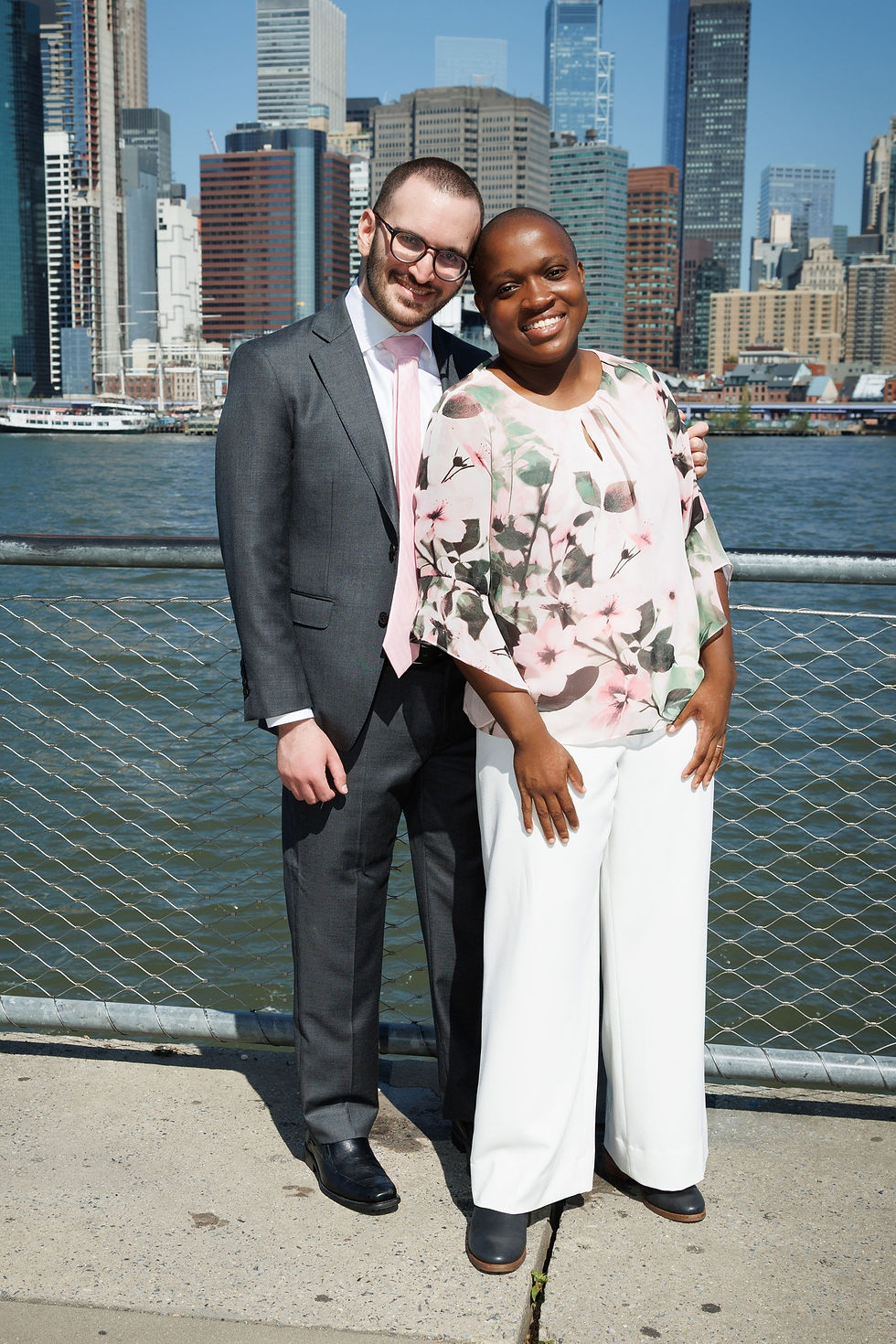 Romantic outdoor couples photoshoot in New York City
