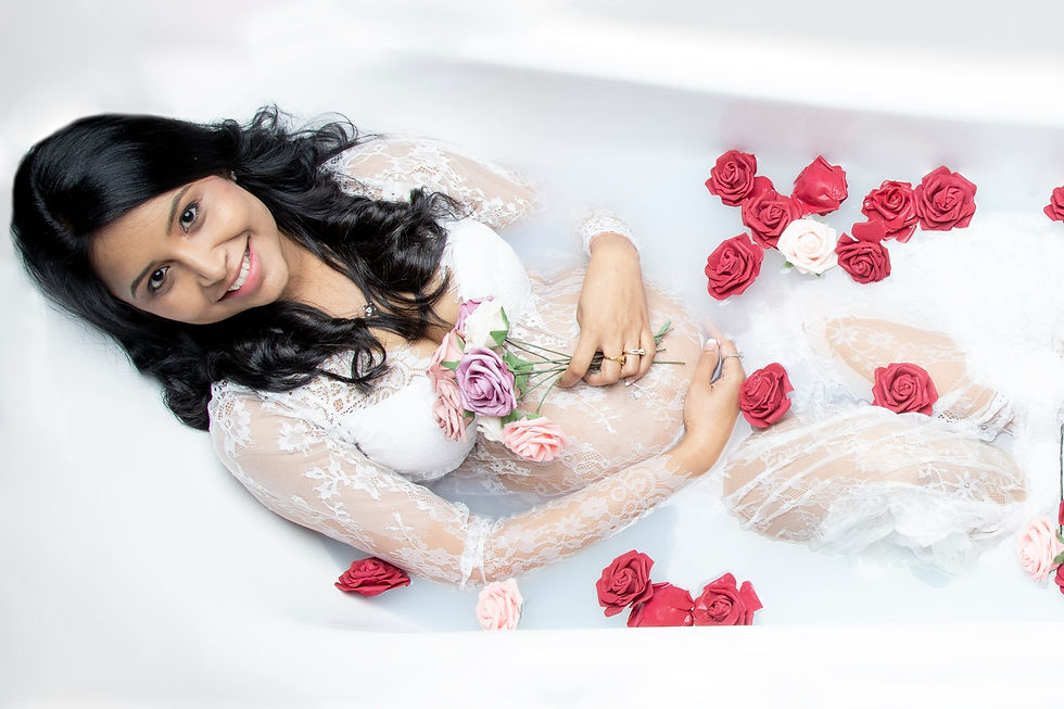 NYC Maternity Photographer One of a Kind in Milk Bath Maternity Photoshoot www.pcsiphoto.pro/bathtubphotoshoot 646-300-2216 Our Milk Bath Photoshoot gives you beautiful, unique pictures in our gorgeous bathtub setup. Elegant and exciting photos for Maternity, Boudoir, or Glamour shoots, with look options available for dress, bathing suit, or nude styles. Our additional elements like pink and blue milk powders, flowers, petals, and fresh fruit will make your photos even more powerful. Our milk bath Package includes: 3 Hours 25 Final Retouched Images Unlimited Outfits Unlimited Poses Immediate Family is Welcome on Set Online Gallery for Proofing (75-100 Images) Full usage rights Bring your own wardrobe fabrics and flowers! *Additional wardrobe is provided on-site to be used in the photoshoot*