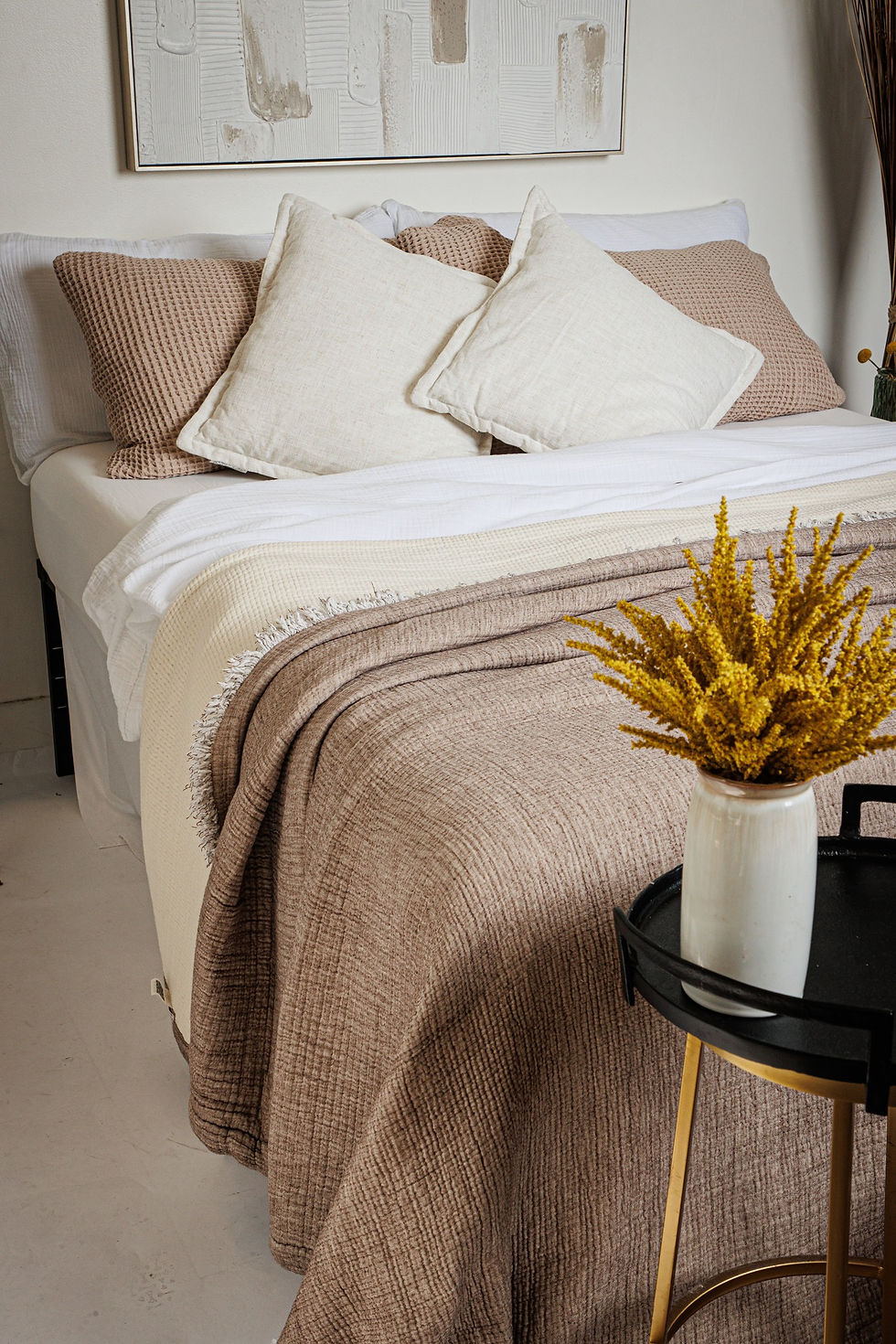 Lifestyle branding product photography on color background NYC