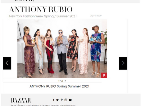 Tals Studio on HARPER'S BAZAAR Anthony Rubio Designs S/S 20221 New York Fashion Week presentation