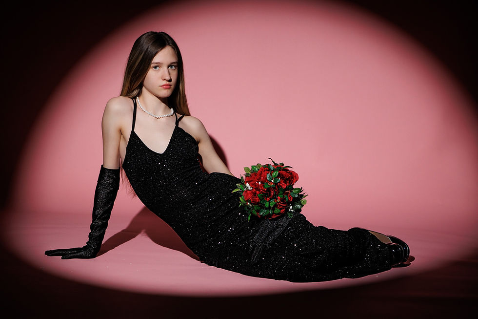 Sweet 16 glamour photoshoot NYC studio
