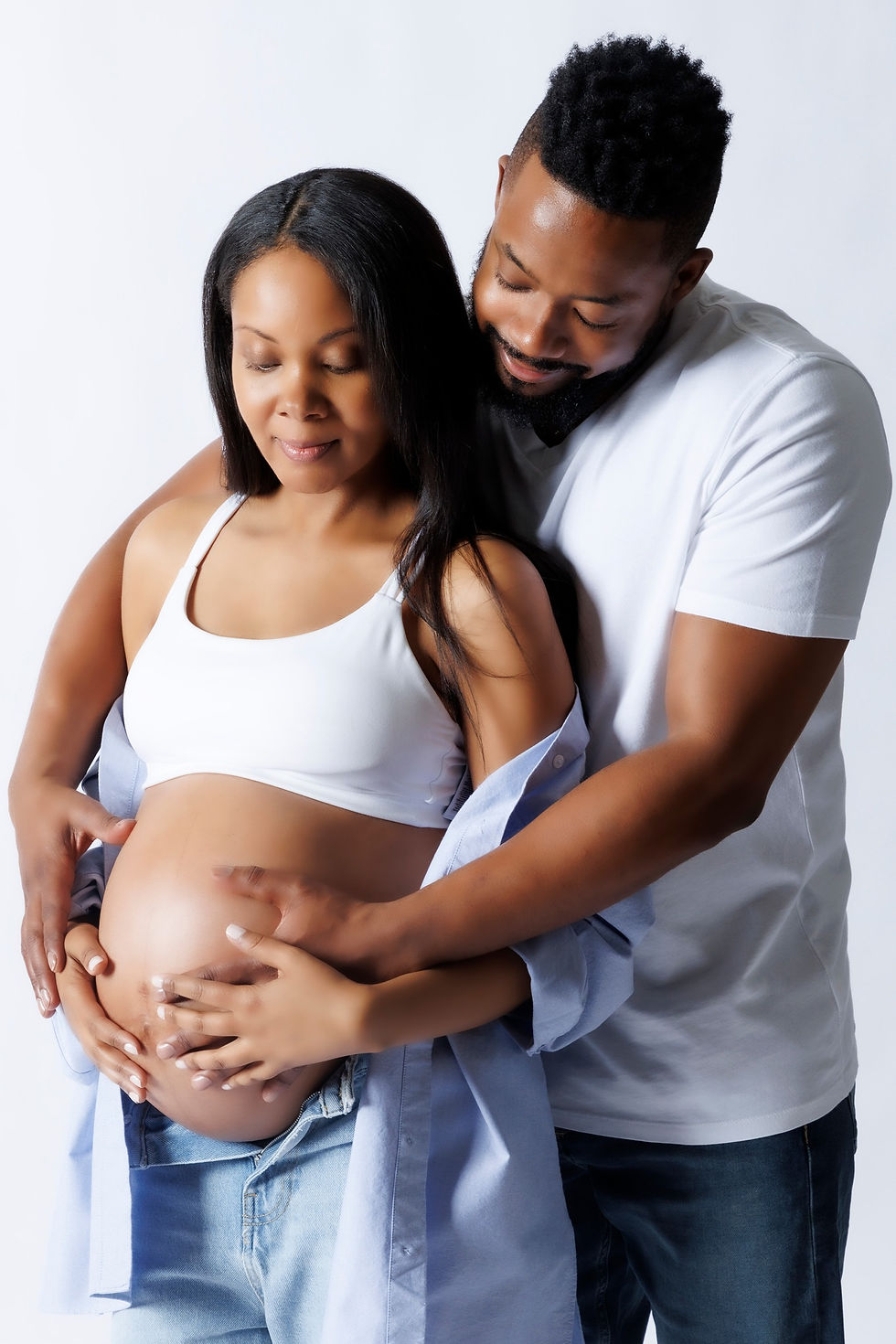 Maternity Photoshoot Couple pregnant mom
