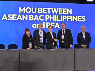 MOU signing between ASEAN BAC Philippines and PFA