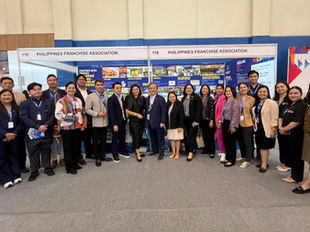 Philippine Pavilion delegation at the International Franchise and Business Opportunities Expo.