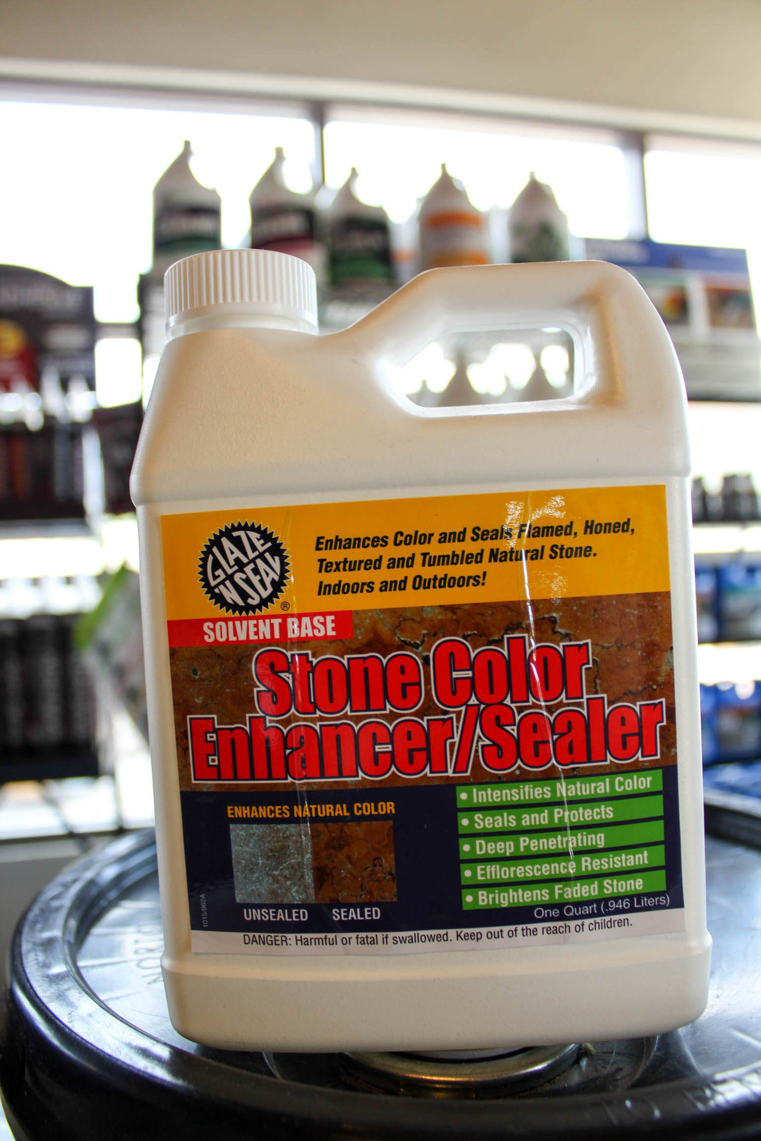 Glaze 'N Seal Stone Color Enhancer Sealer