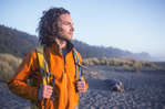 Orange Jacke