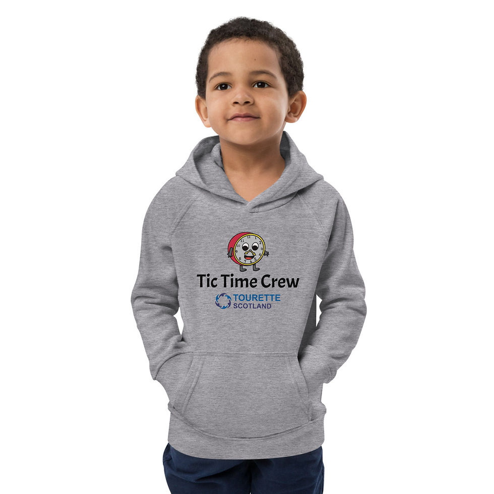 Thumbnail: Kids Eco Hoodie - Tic Time Crew