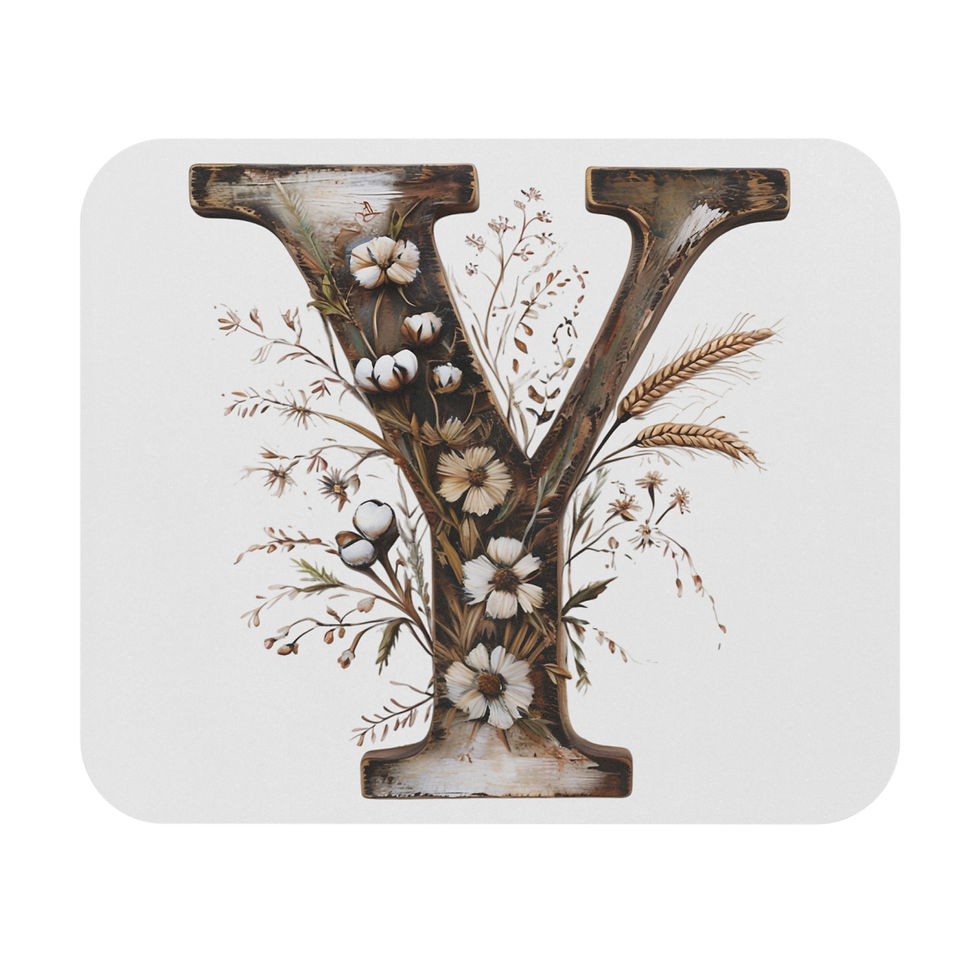 Country Letter 'Y' Mouse Pad (Rectangle)