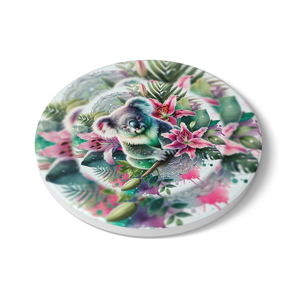 Thumbnail: Koala Ceramic Coaster