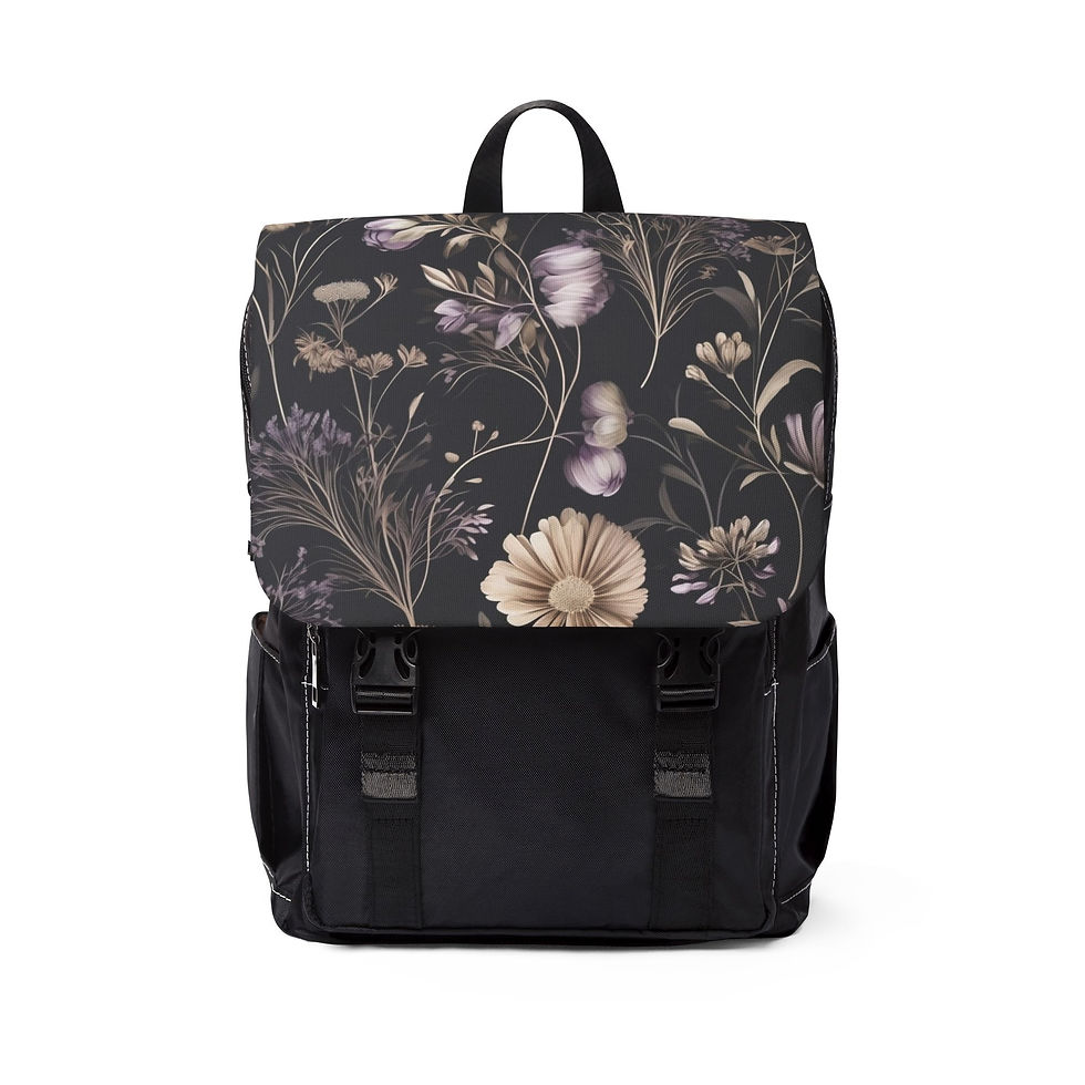 Floral print Shoulder Backpack