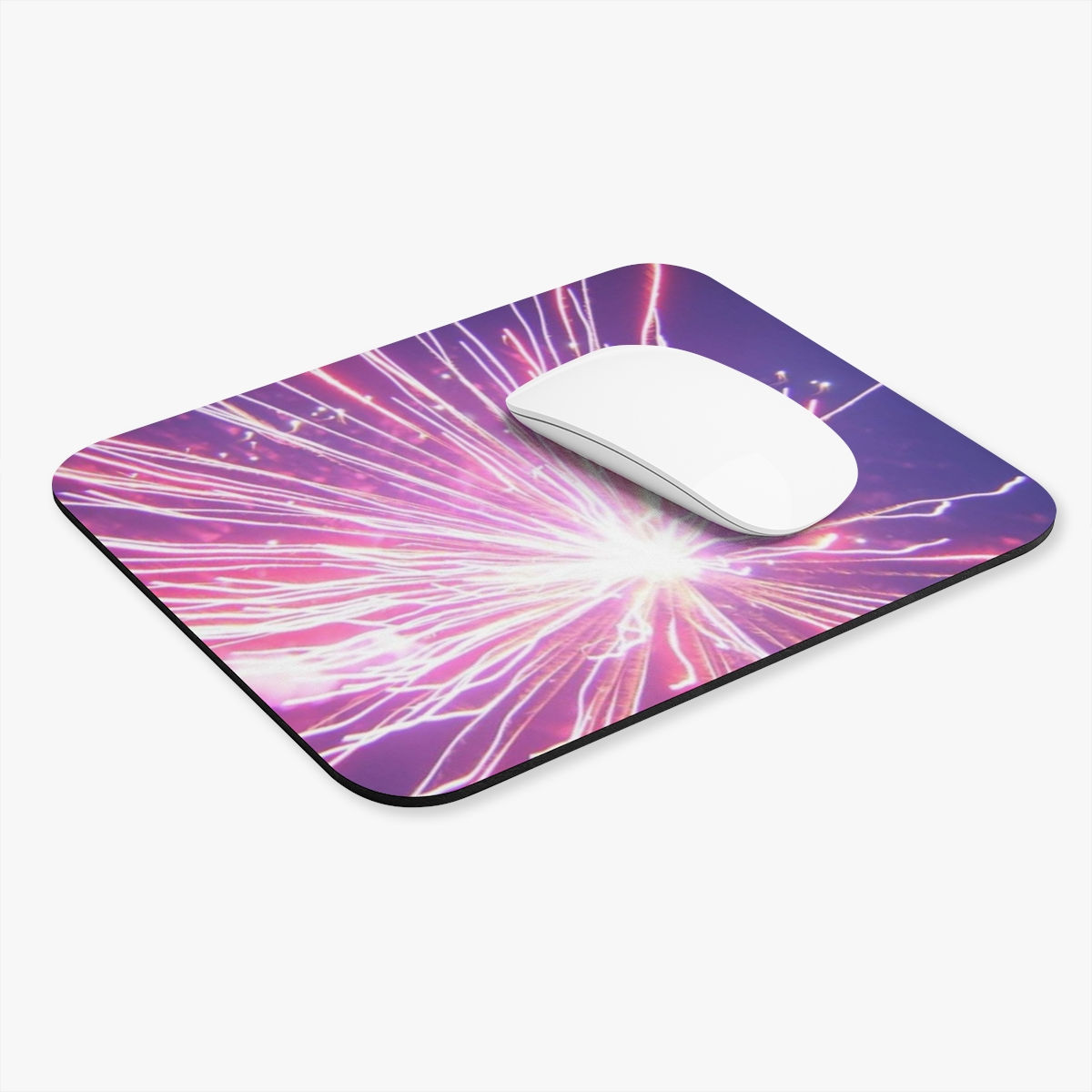 Firework Burst Mouse Pad (Rectangle)