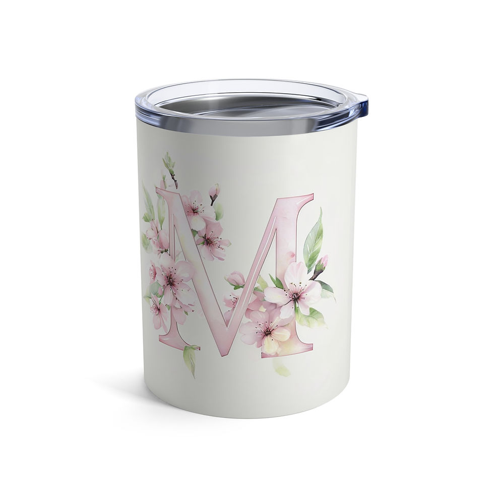 Elegant 'M' 10oz Tumbler