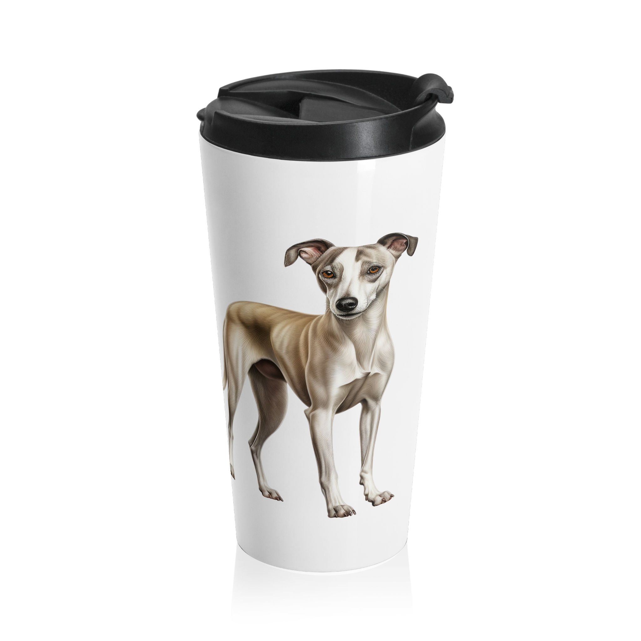 I Love My Whippet Stainless Steel Travel Mug