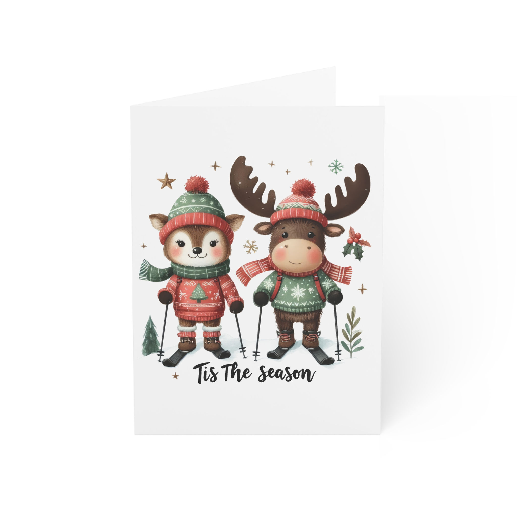 Tis The Season Christmas Cards (1, 10, 30, and 50pcs)