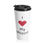 Thumbnail: I Love My Whippet Stainless Steel Travel Mug
