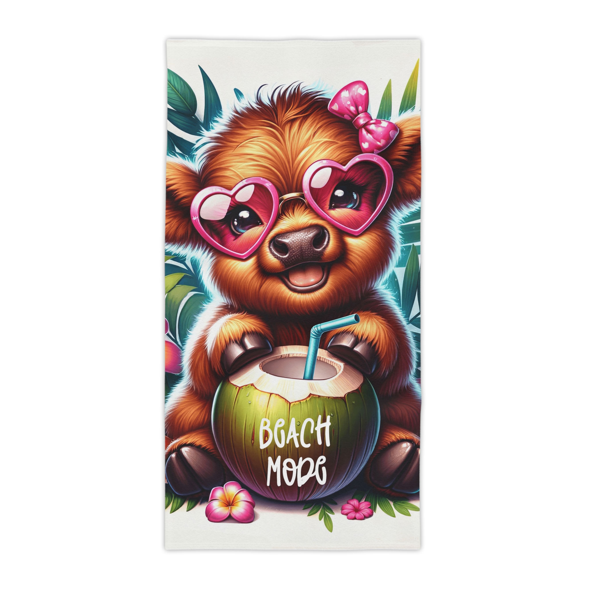 Beach Mode Cow Beach Towel