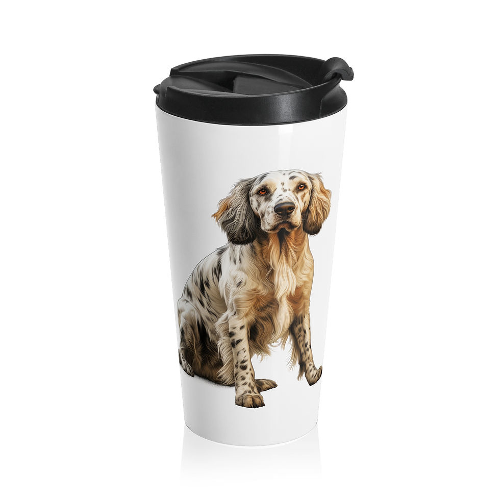 I Love My English Setter Stainless Steel Travel Mug