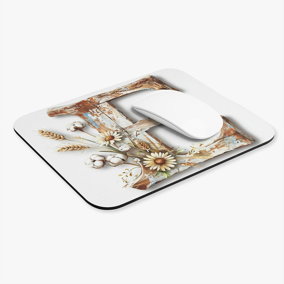 Thumbnail: Country Letter 'E' Mouse Pad (Rectangle)