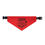 Thumbnail: Happy Pawlidays Pet Bandana Collar in Red