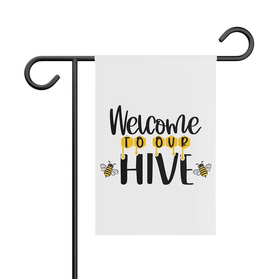 Welcome to Our Hive Garden Banner