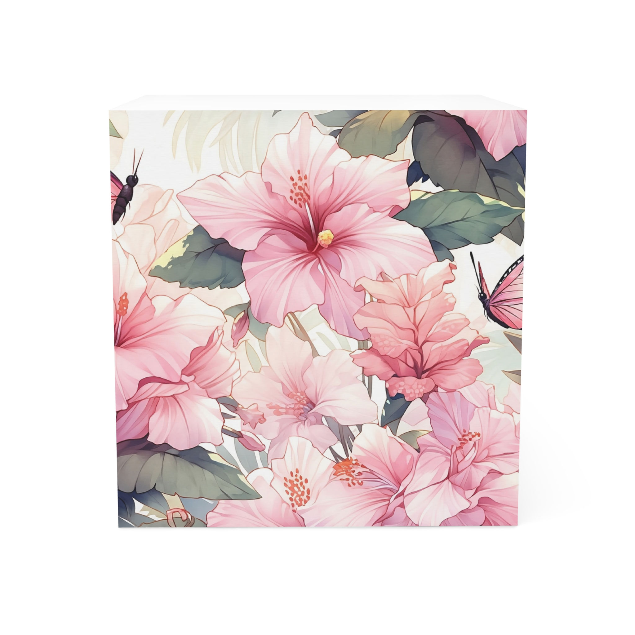 Tropical flowers Note Cube