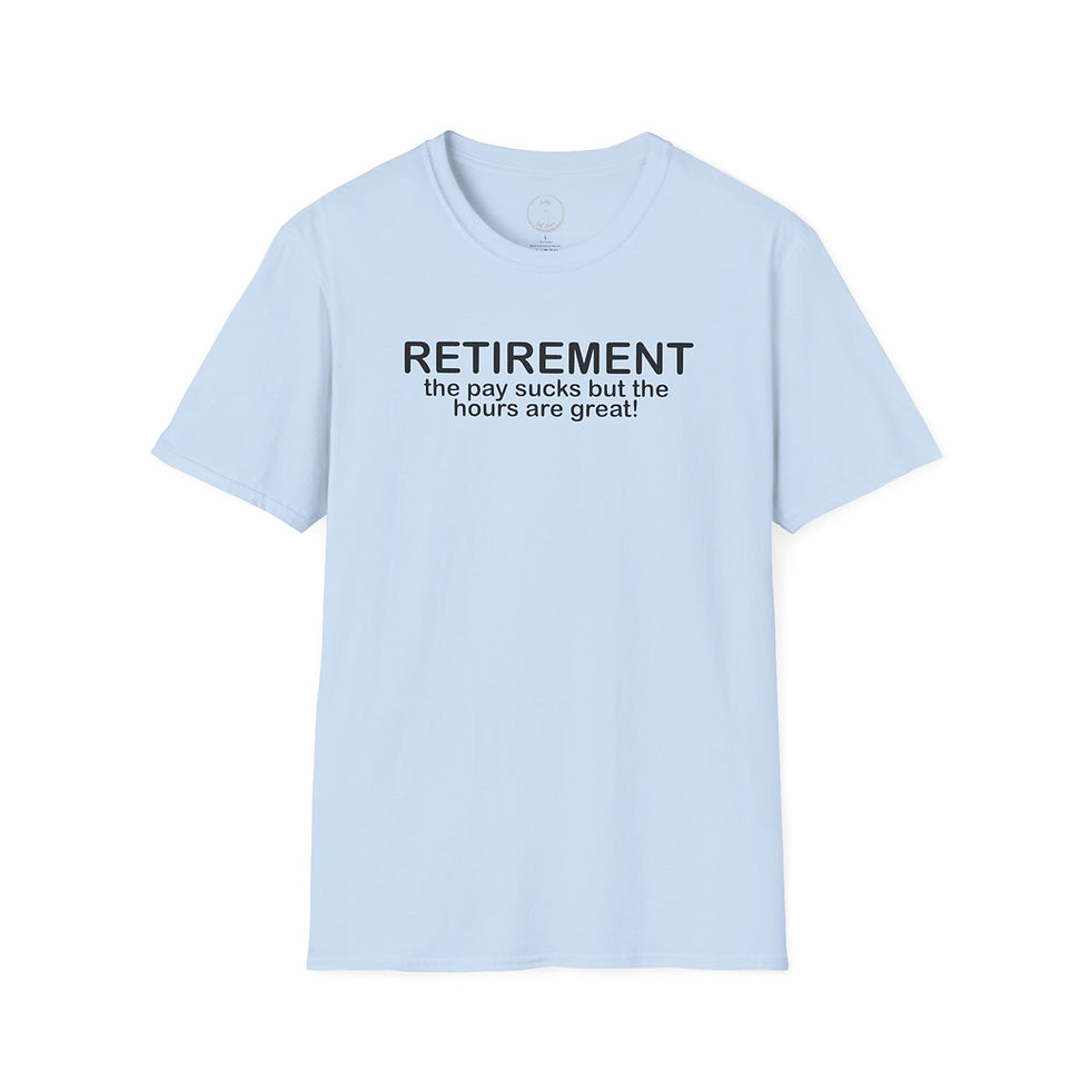 Thumbnail: Retirement, The Pay Sucks But The Hours Are Great! Tee