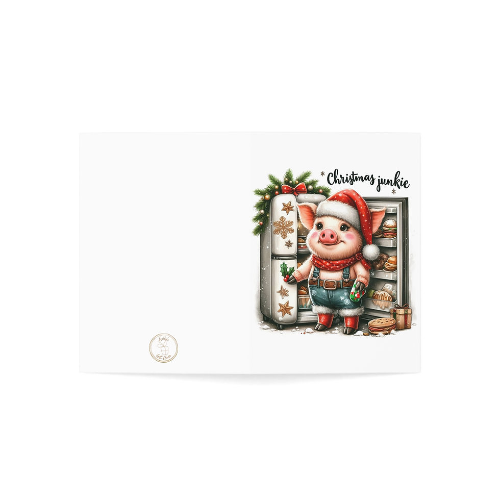 Thumbnail: Christmas Junkie Cards (1, 10, 30, and 50pcs)