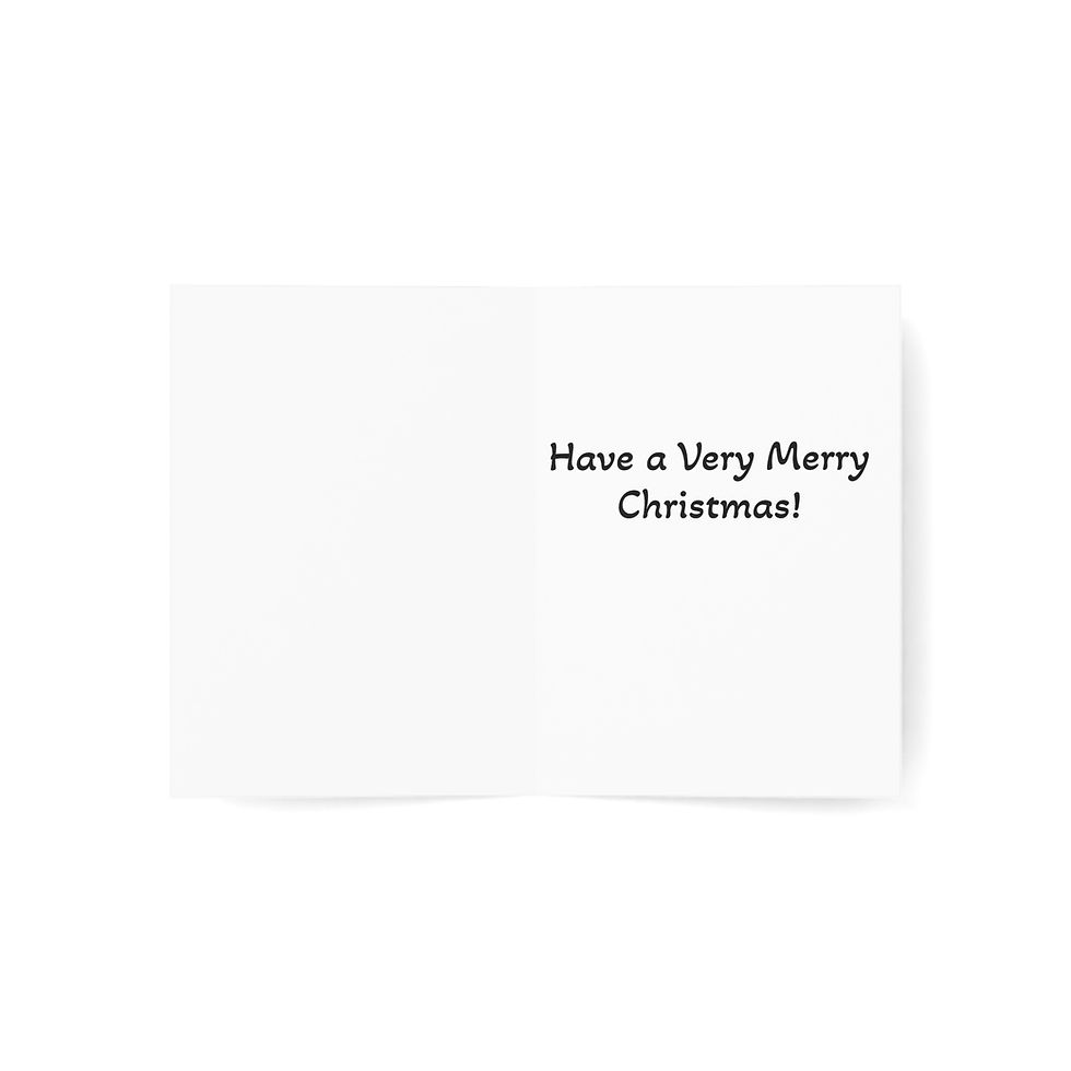 Thumbnail: Warm, Chunky Wishes Christmas Cards (1, 10, 30, and 50pcs)