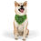 Thumbnail: Happy Pawlidays Pet Bandana Collar in Green